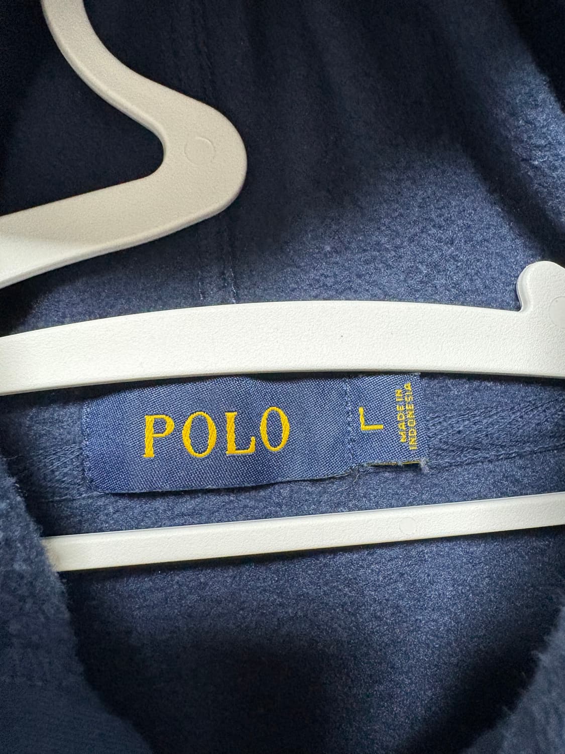 폴로 랄프로렌 네이비 빅포니 후드집업 L 상품이미지5