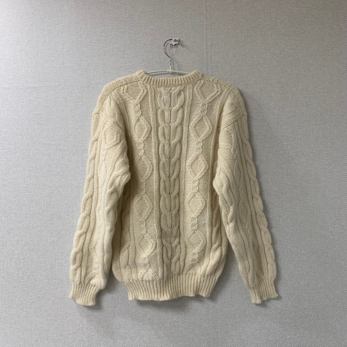 아이보리 케이블니트 상품이미지5