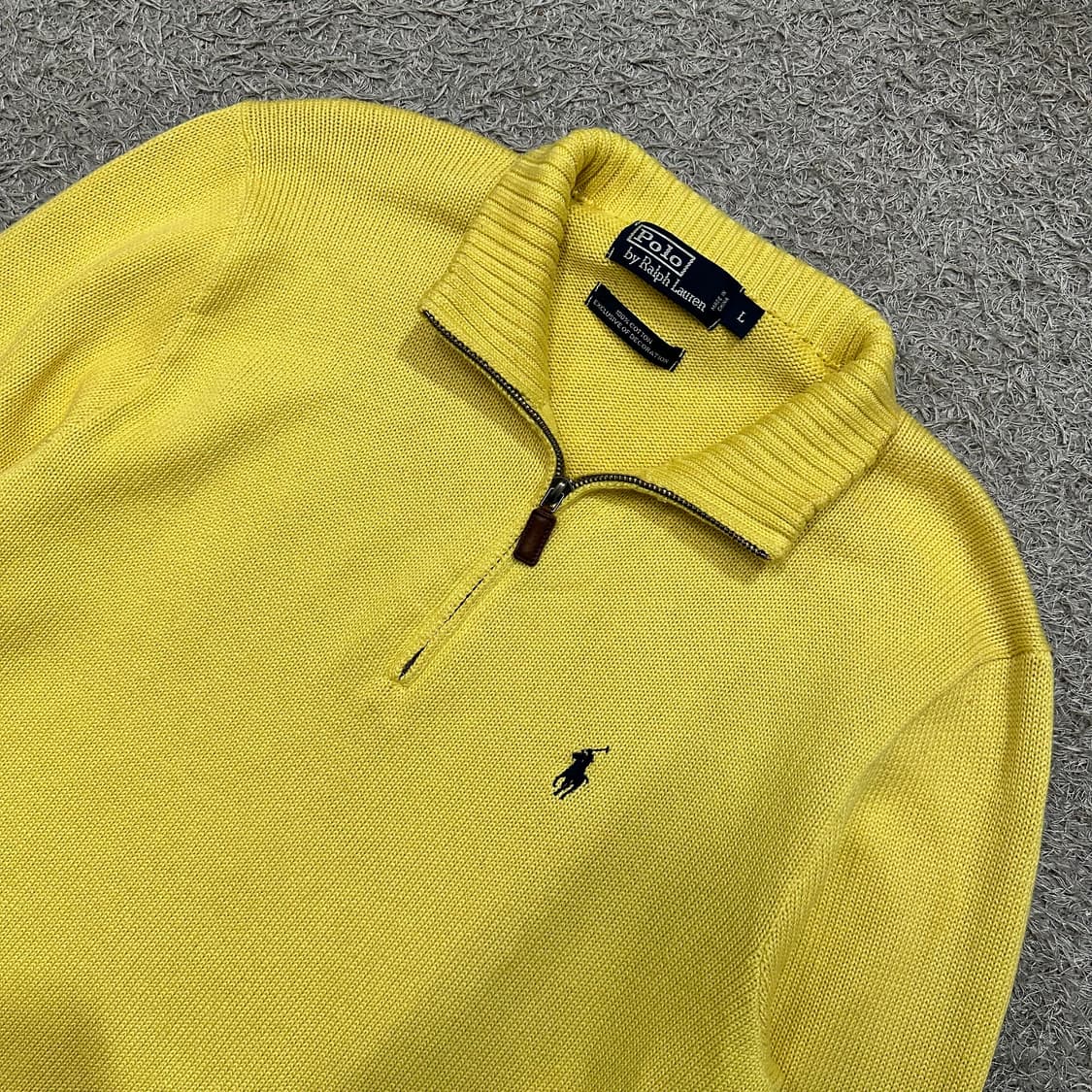 [100] 폴로 반집업니트 상품이미지1