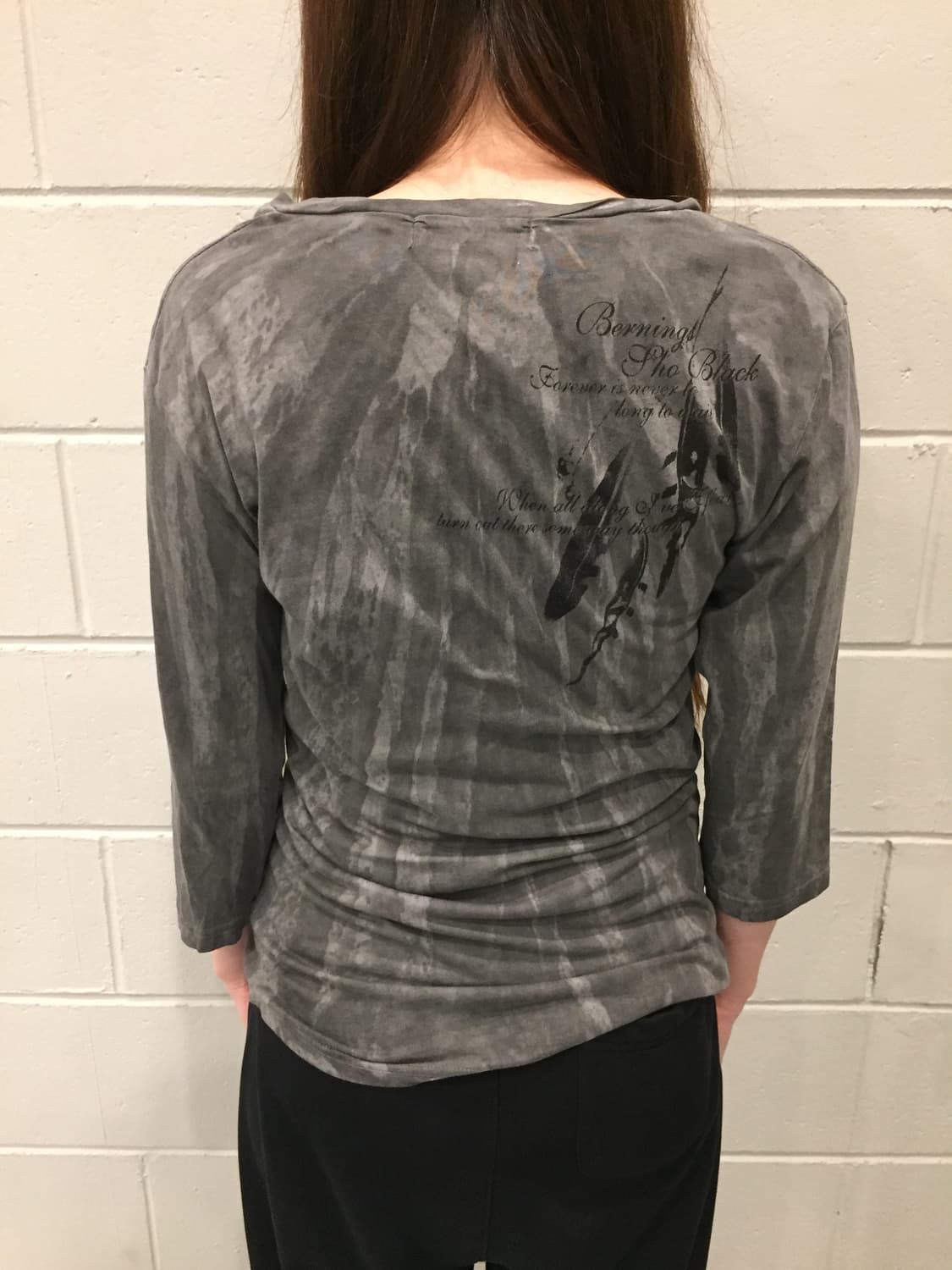feather printing vkei long sleeve 상품이미지4