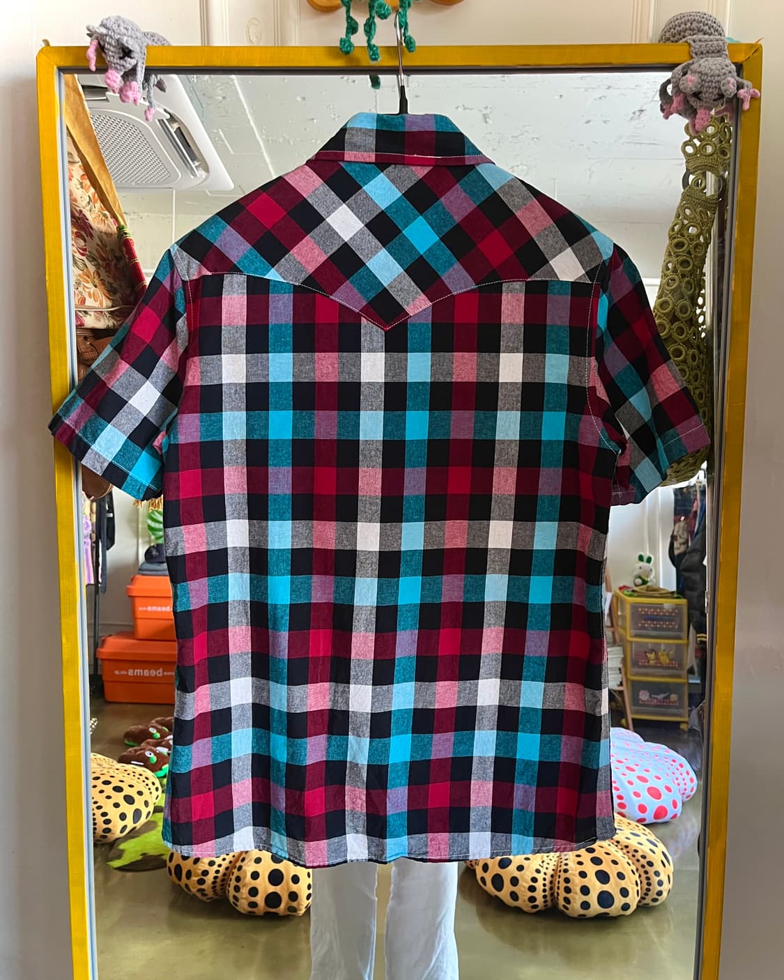 Thruxton Vintage Half Sleeve Check Ahirt 상품이미지9
