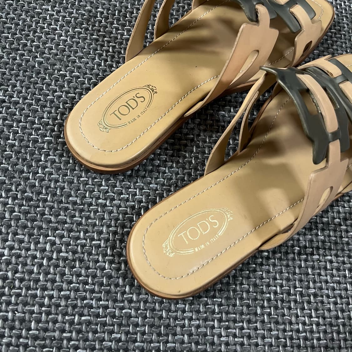 TODS 토즈 샌들 베이지 실버 37.5 상품이미지2