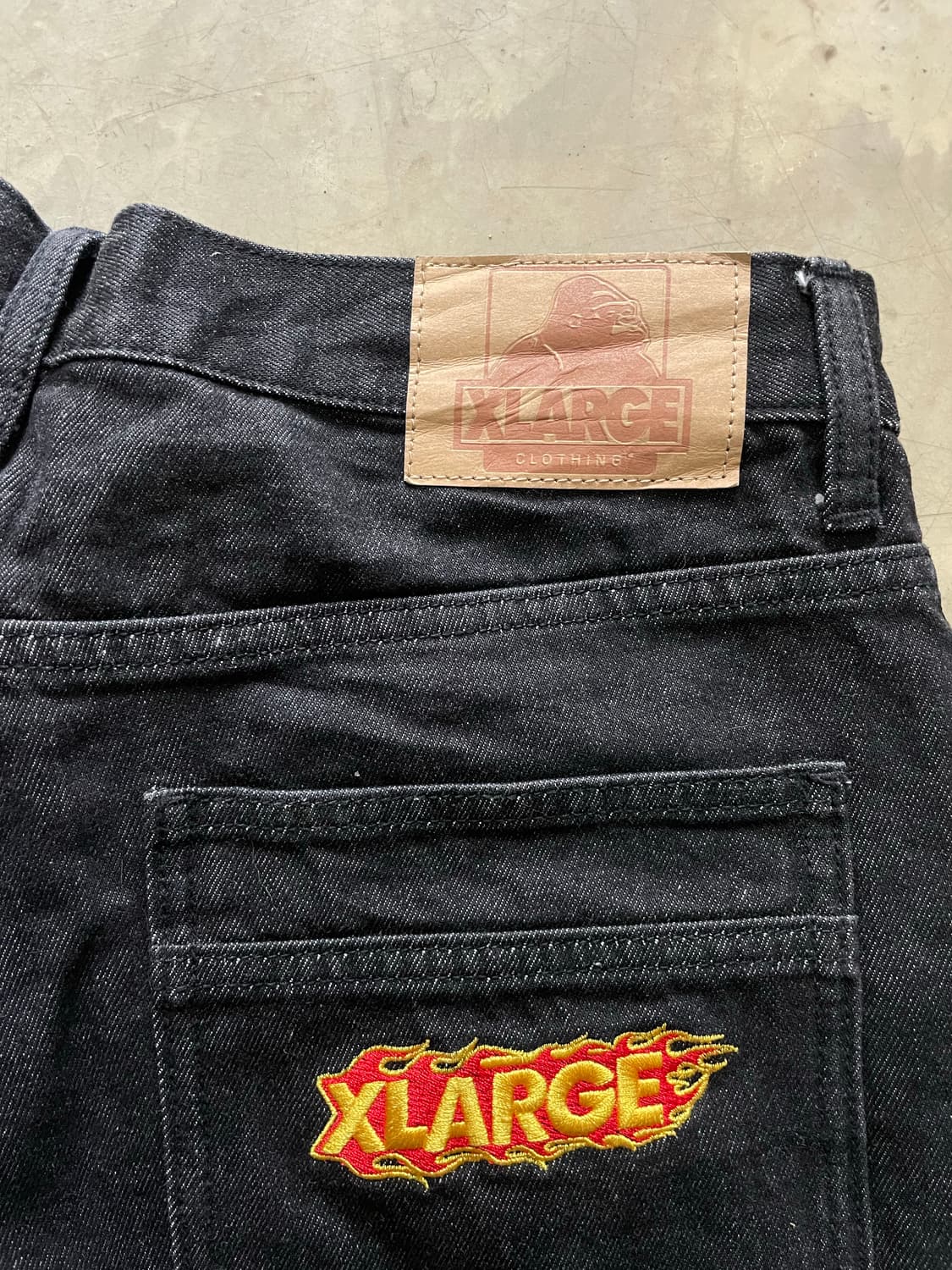 XLARGE 엑스라지 블랙 카펜터 데님 반바지 30 상품이미지5