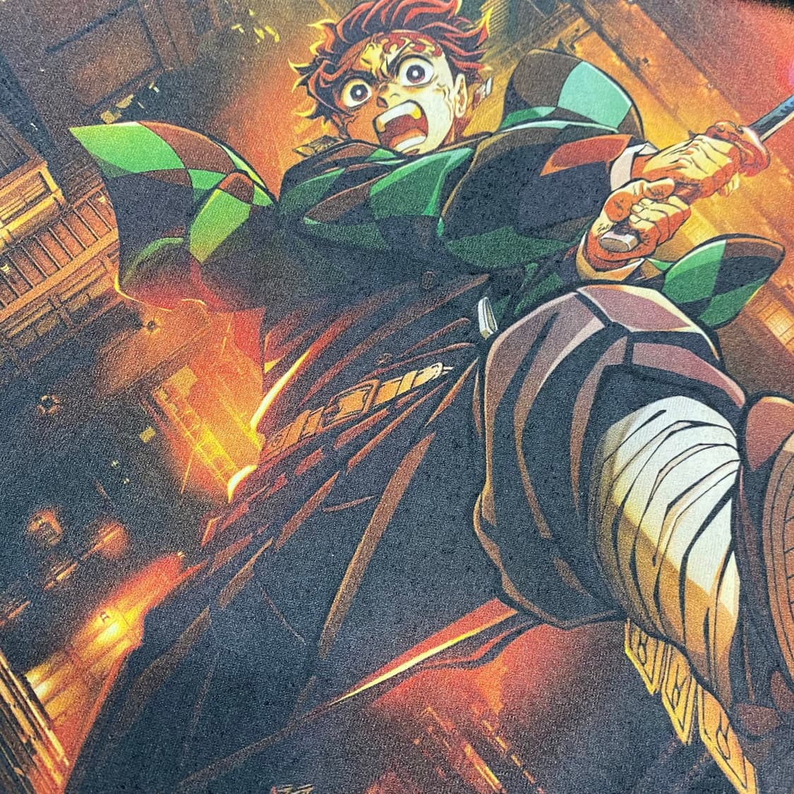 귀멸의칼날 무한성 오피셜 애니메이션 티셔츠 상품이미지6