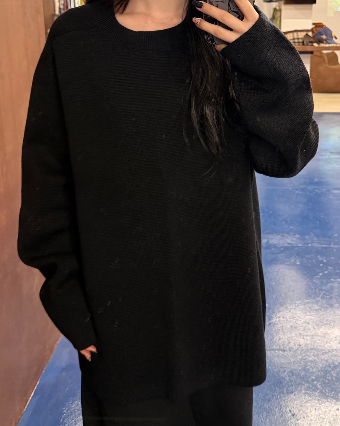 Arket 아르켓 새상품 블랙 니트 상품이미지1