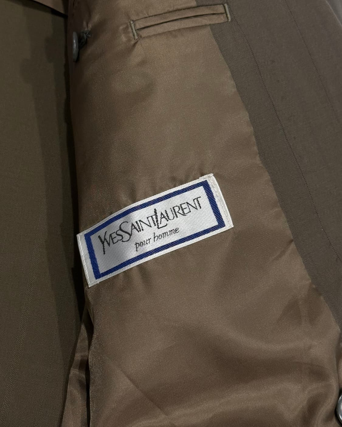 YSL 입생로랑 90s 스트라이프 더블 블레이저 상품이미지5