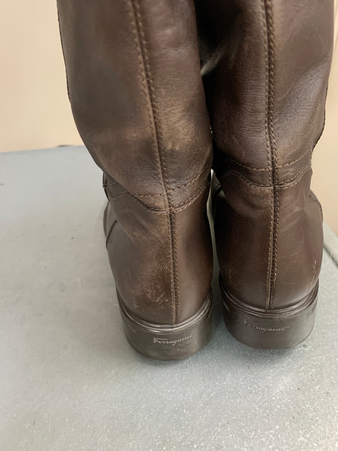 페레가모 롱 가죽 부츠 6(250) 상품이미지7