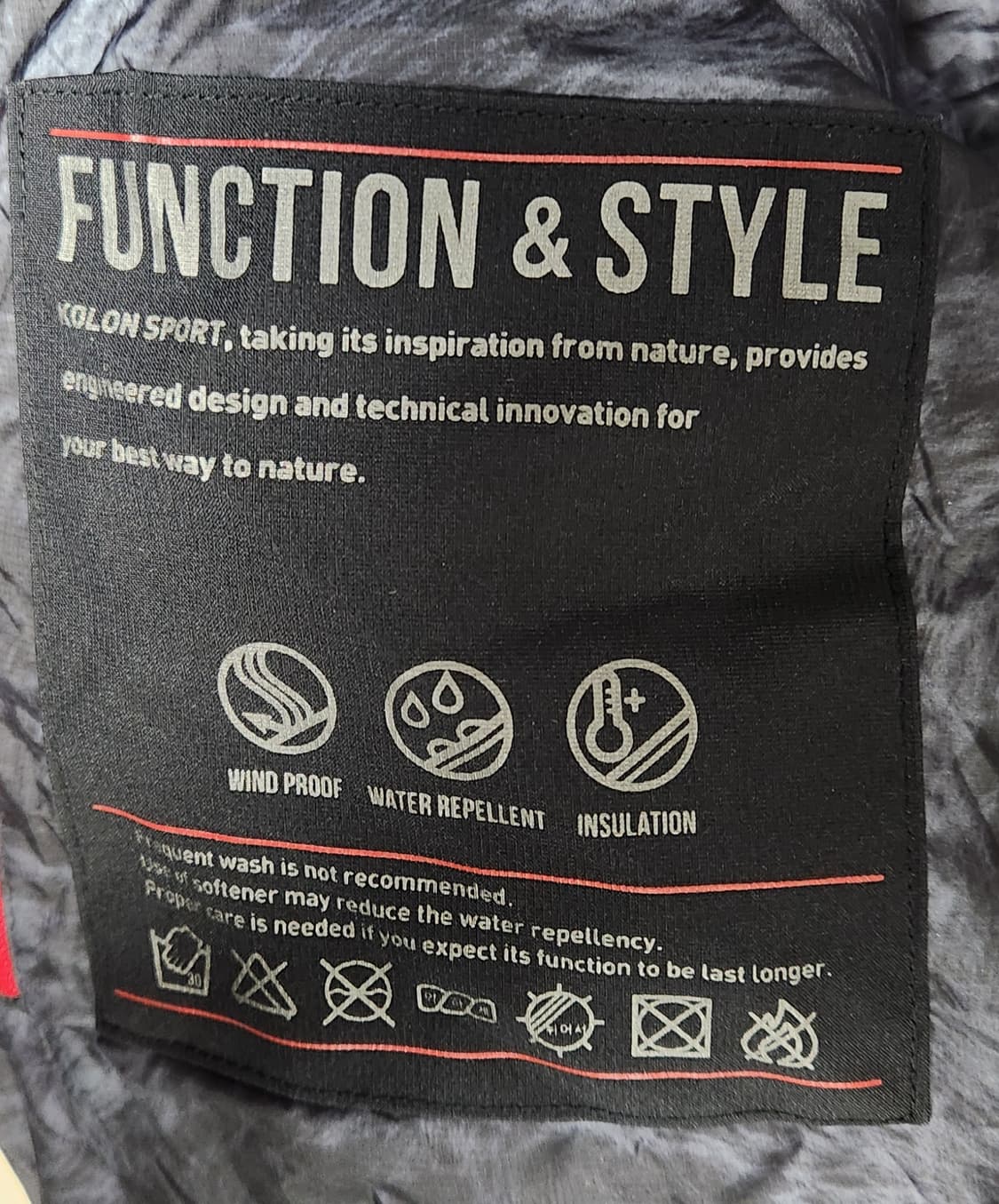 코오롱 안타티카 롱패딩 90 상품이미지5