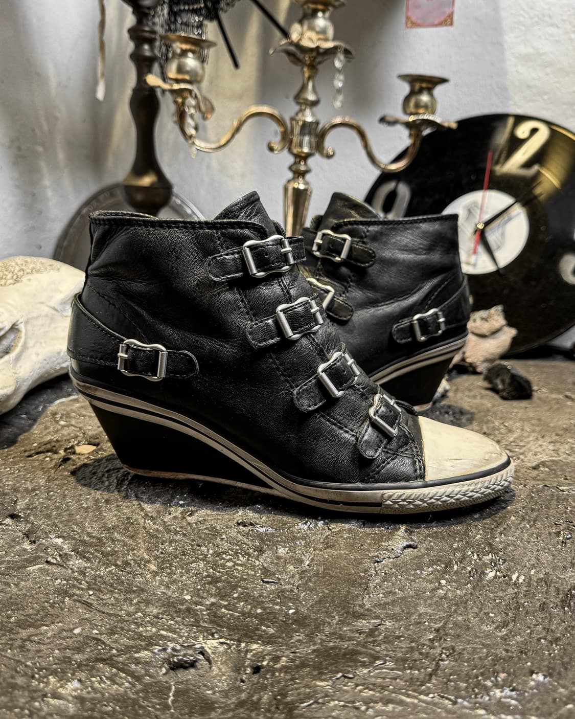 ASH – Multi Buckle Wedge Sneakers  상품이미지4