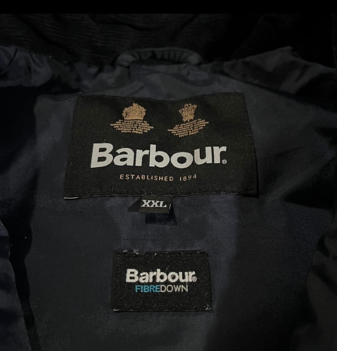 바버 패딩 조끼 2XL 네이비 상품이미지4