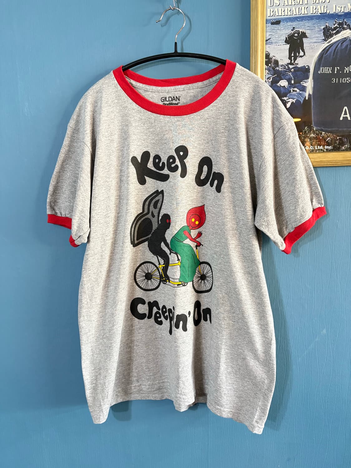 00‘s Gildan Keep On Creepin Ringer Tee.  상품이미지1