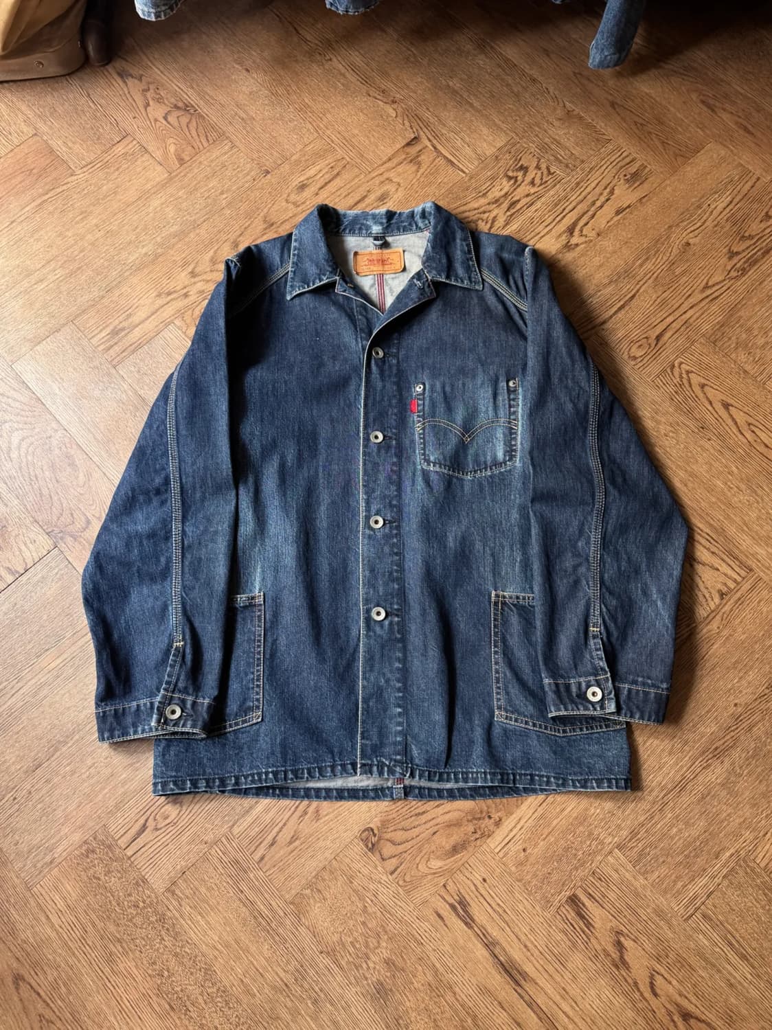 [L]리바이스 70740 빈티지 워싱 데님 커버올 자켓 상품이미지1