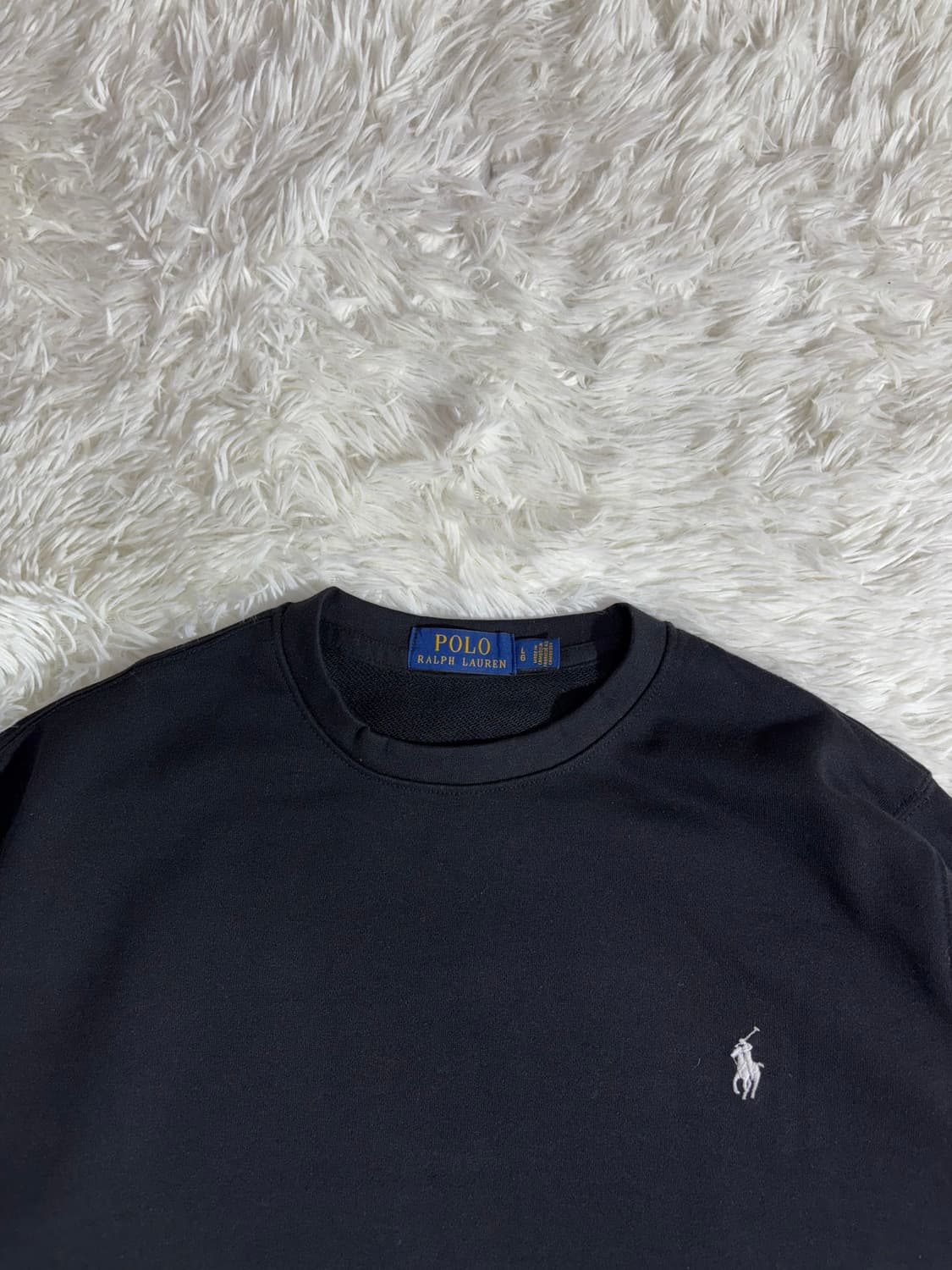 폴로 화이트포니 블랙 맨투맨 상품이미지6