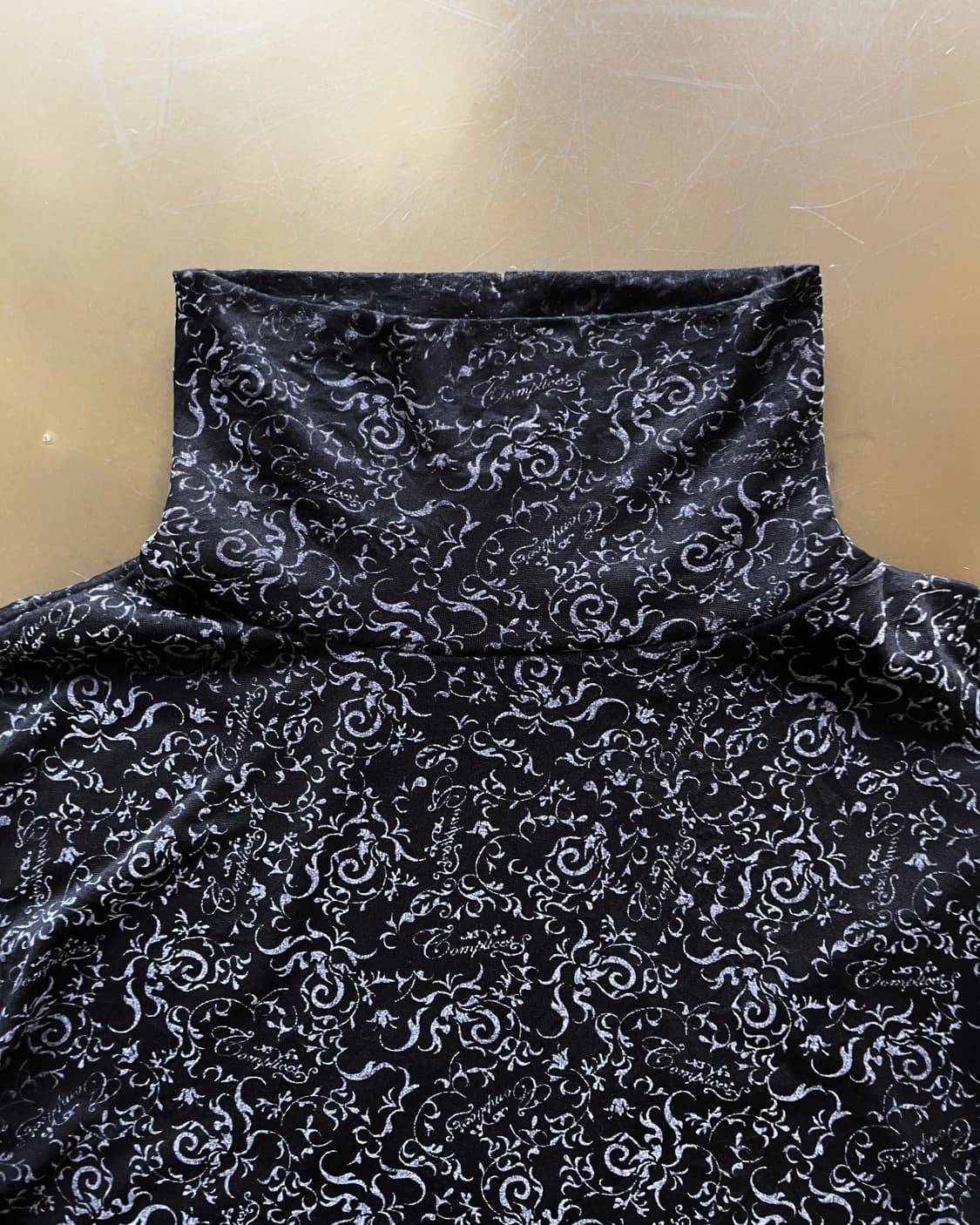 1980-90s Kafuv Old Paisley High-Neck Top 상품이미지4