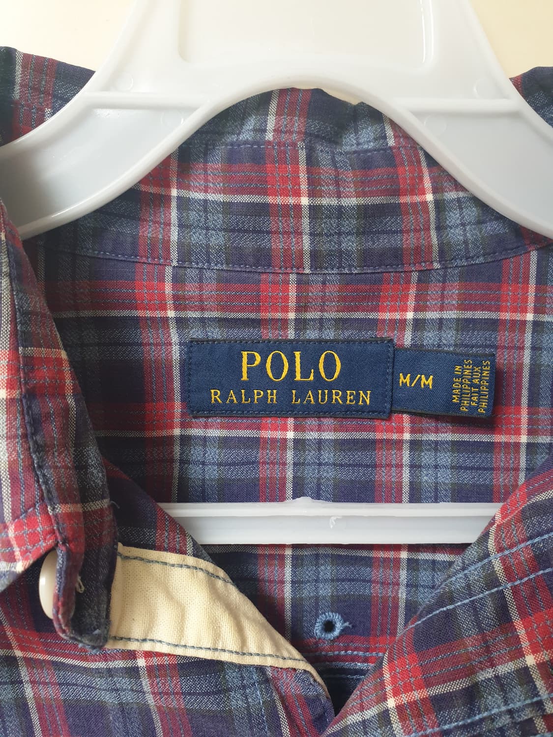 [남성] 폴로 랄프로렌 정품 체크 셔츠 M/M 상품이미지3