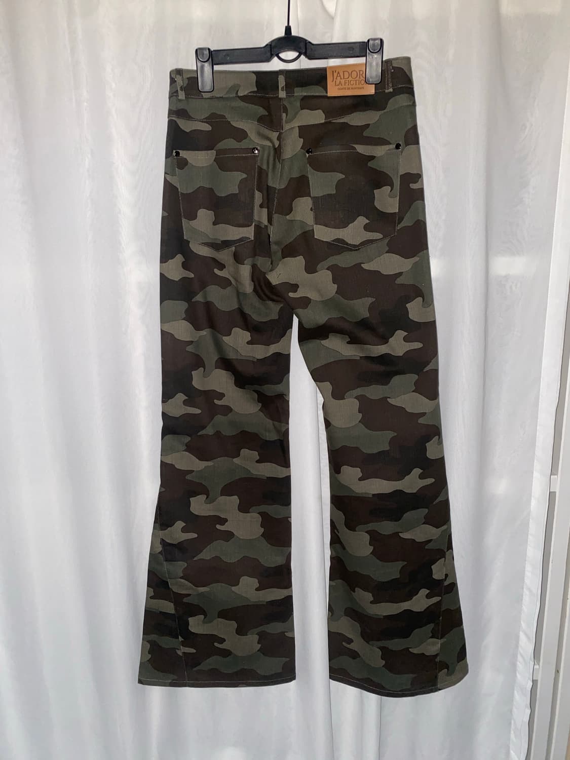 카모 부츠컷 리본팬츠 상품이미지3