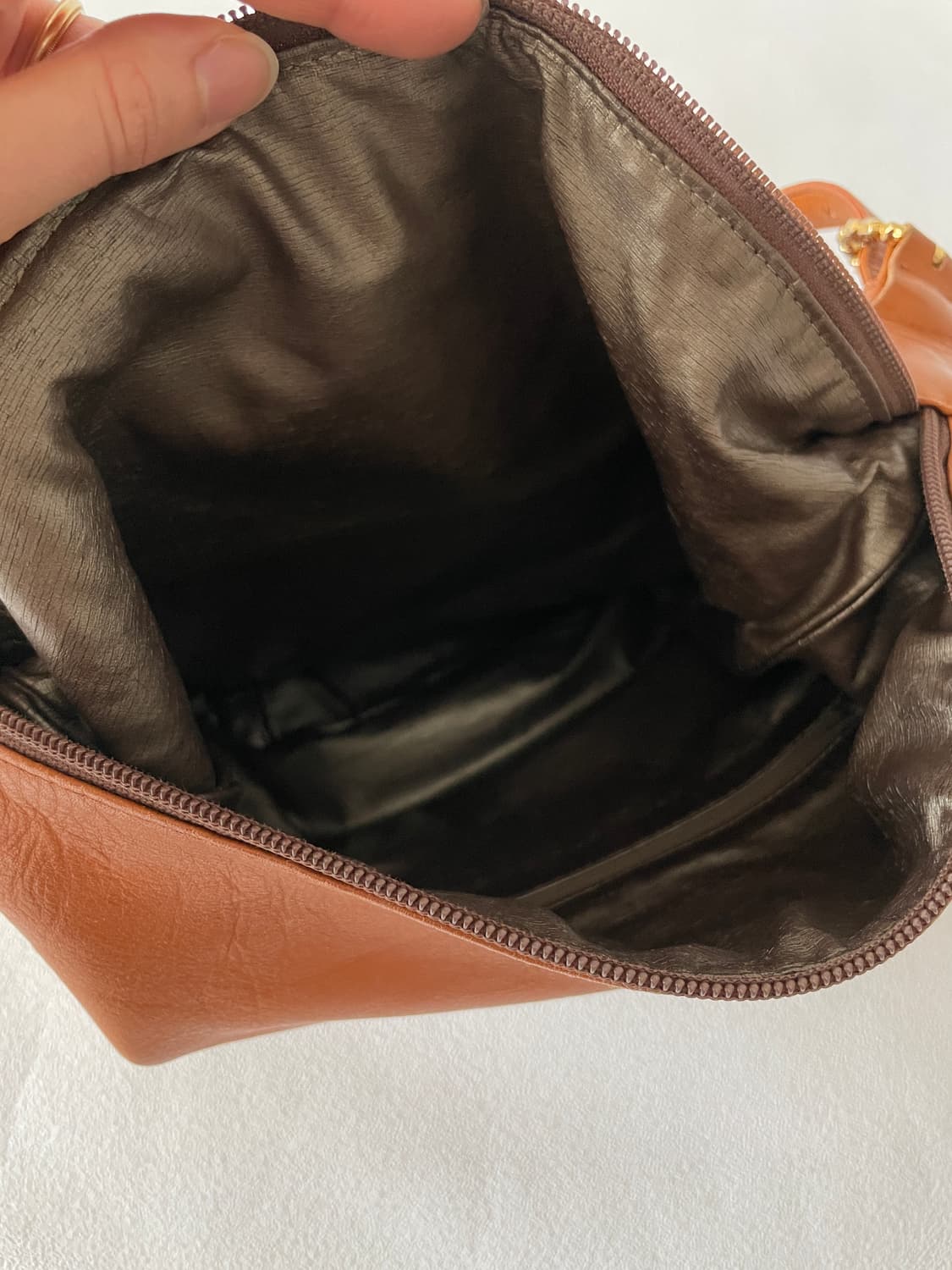 Pre owned 레더 숄더백 상품이미지7