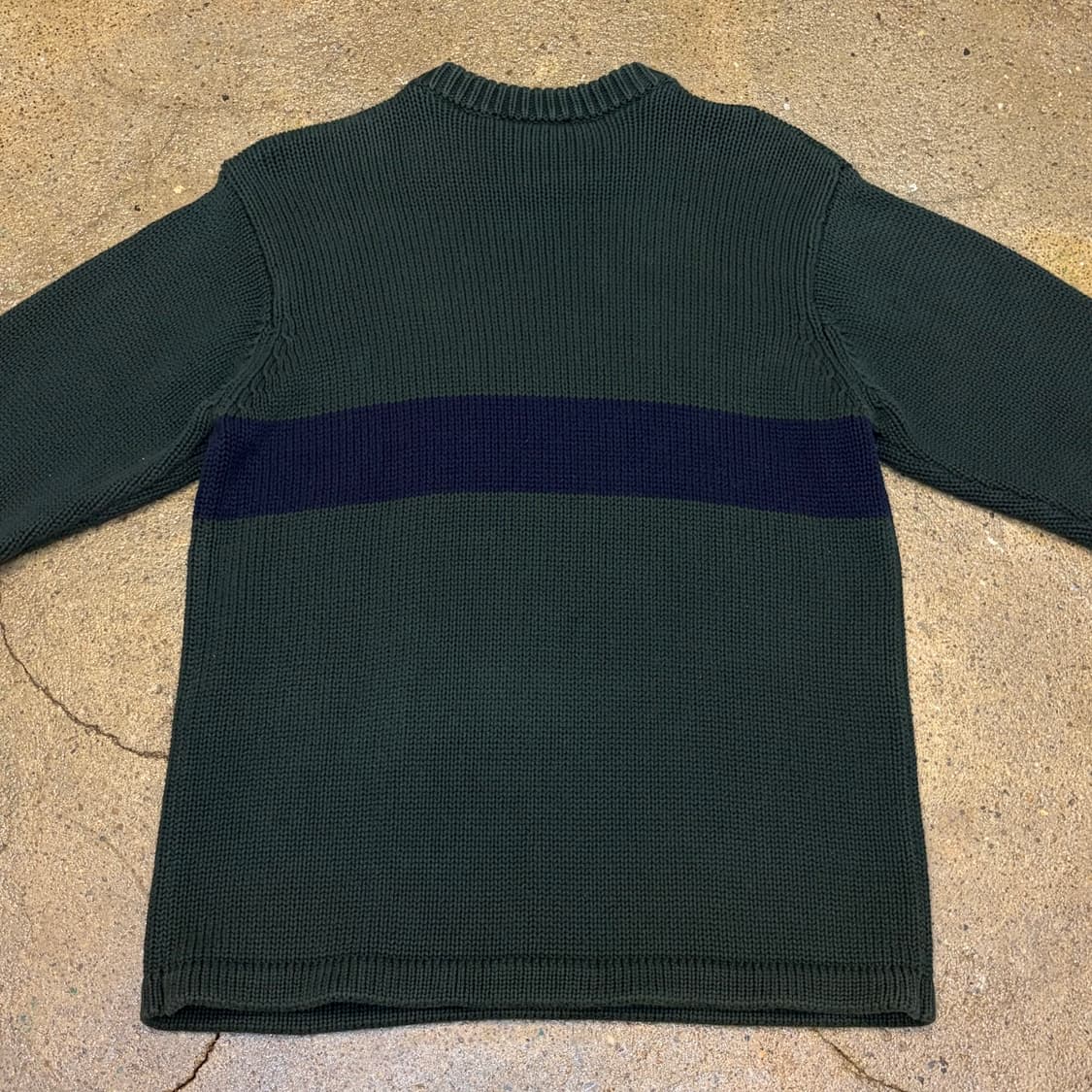 새상품급 90s USA 빈티지 폴로랄프로렌 폴로진 헤비코튼 니트 상품이미지8