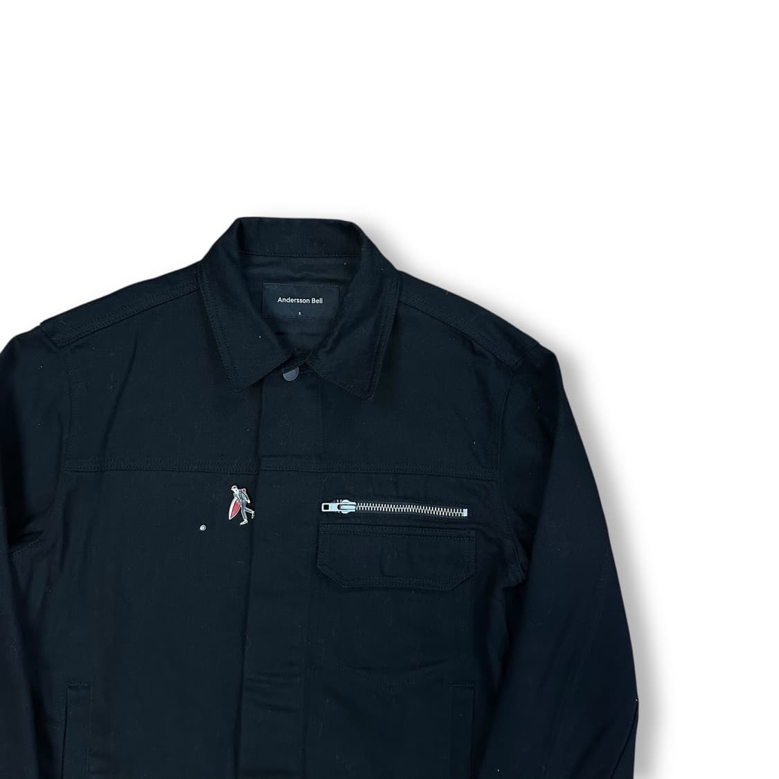 앤더슨벨 블랙 데님 자켓 상품이미지2