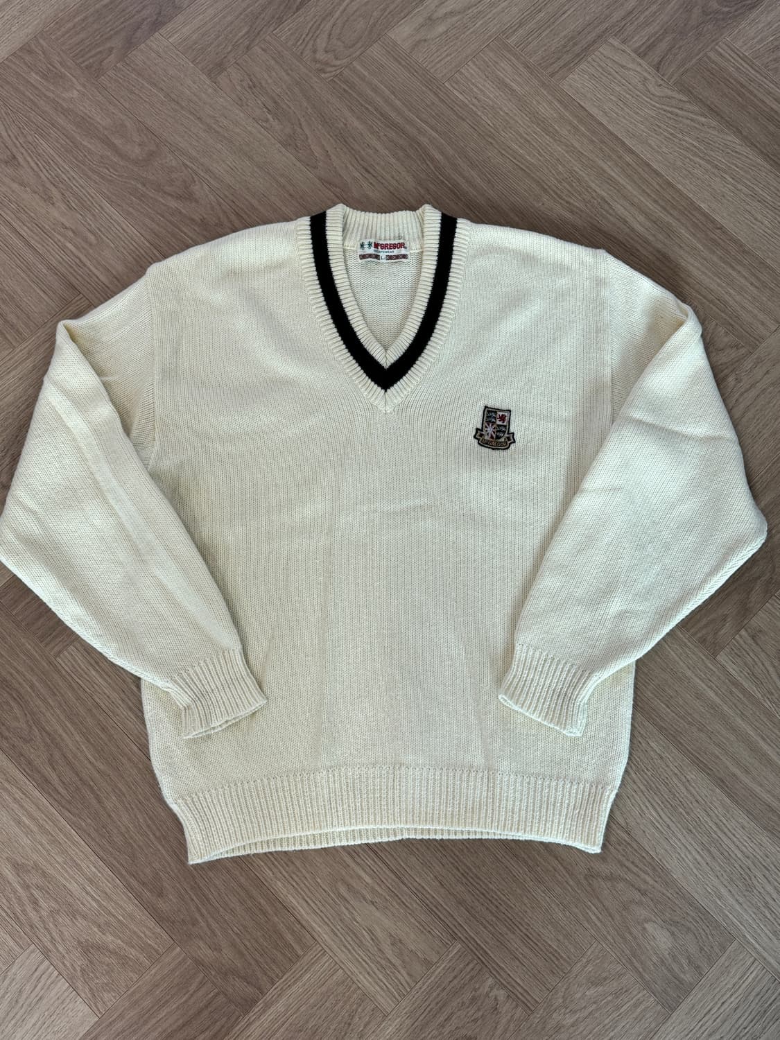 맥그리거 아이비 브이넥 니트 L 상품이미지1