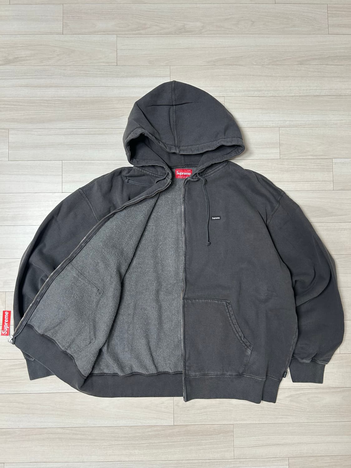 (XL) 슈프림 오버다이드 스몰박스로고 후드집업-24ss 상품이미지2