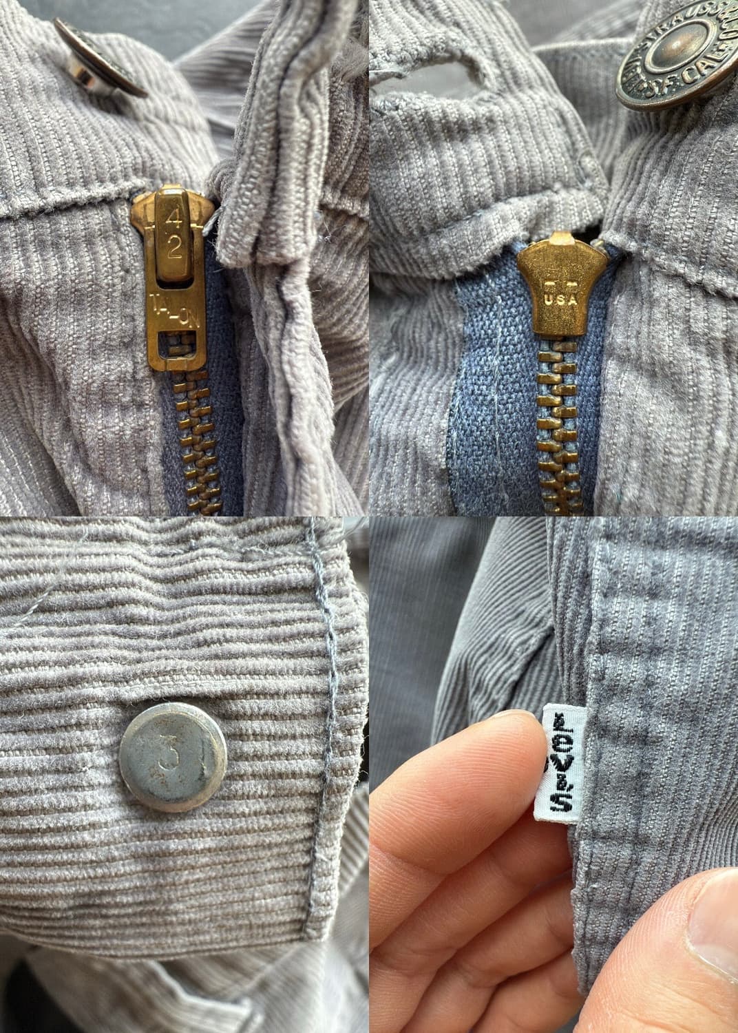 리바이스 70s 646 벨바텀 부츠컷 코듀로이 팬츠 상품이미지9