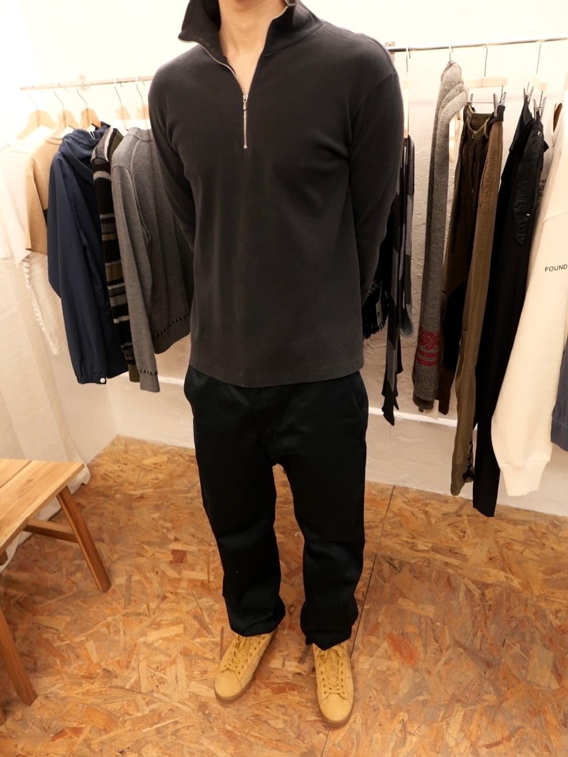 오라리 하프집 롱슬리브 상품이미지7