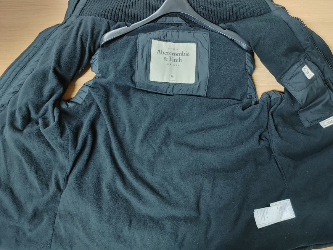 Abercrombie&Fitch 아베크롬비 남성 패딩조끼(연블랙) 상품이미지7