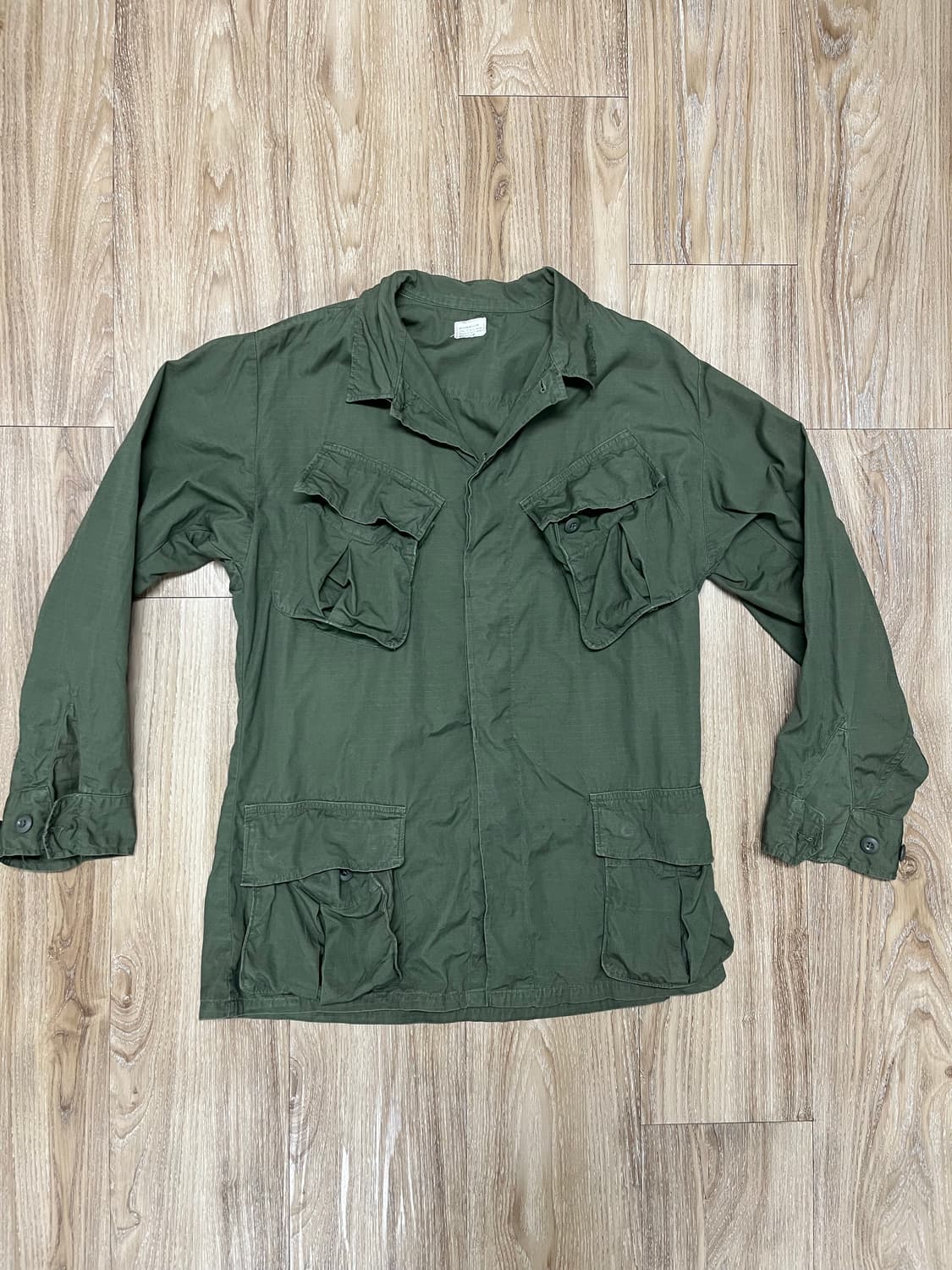 미군 밀리터리 립스탑 정글 퍼티그 자켓 M/R 상품이미지1
