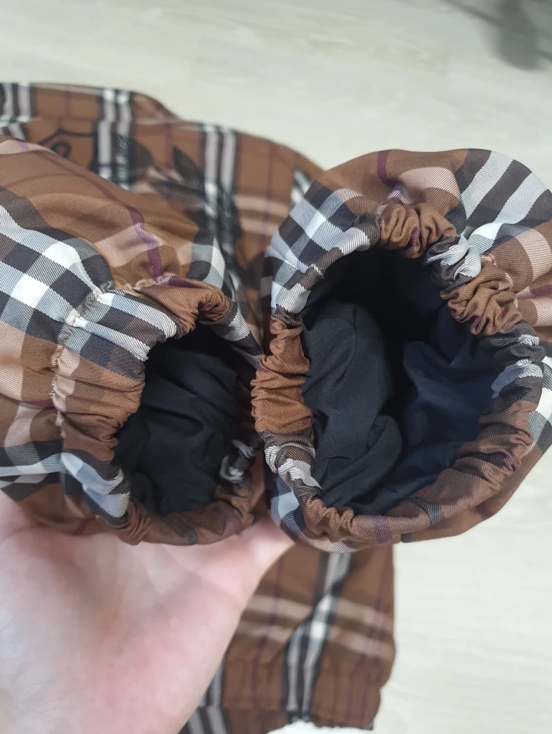 버버리 체크 숏패딩 XXS 상품이미지7