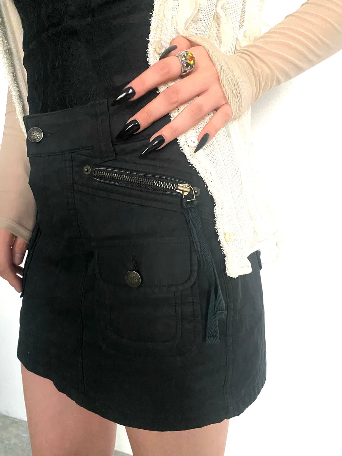 tech-wear pocket skirt 상품이미지2