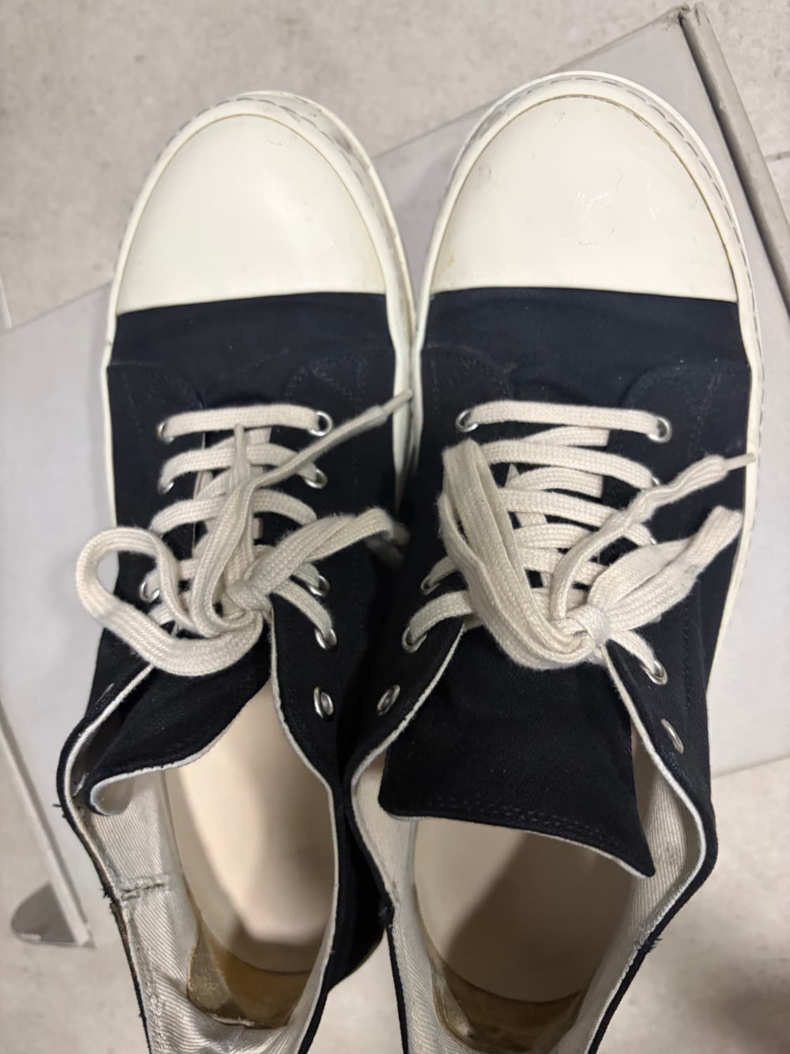 릭오웬스 컨버스 다크쉐도우라인 로우 44사이즈(280) 상품이미지2