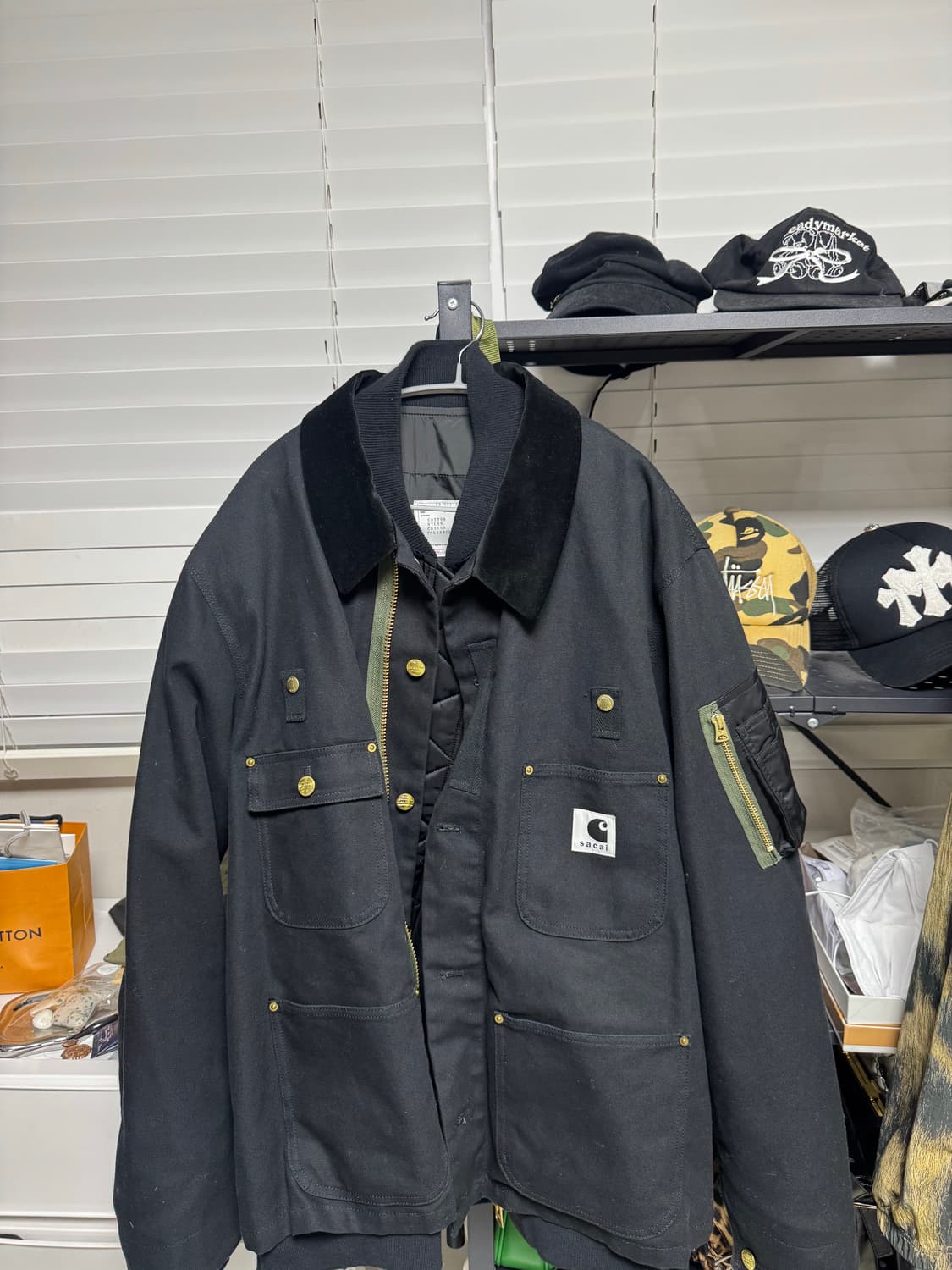 칼하트 사카이 wip 캔버스 ma-1 자켓 상품이미지1