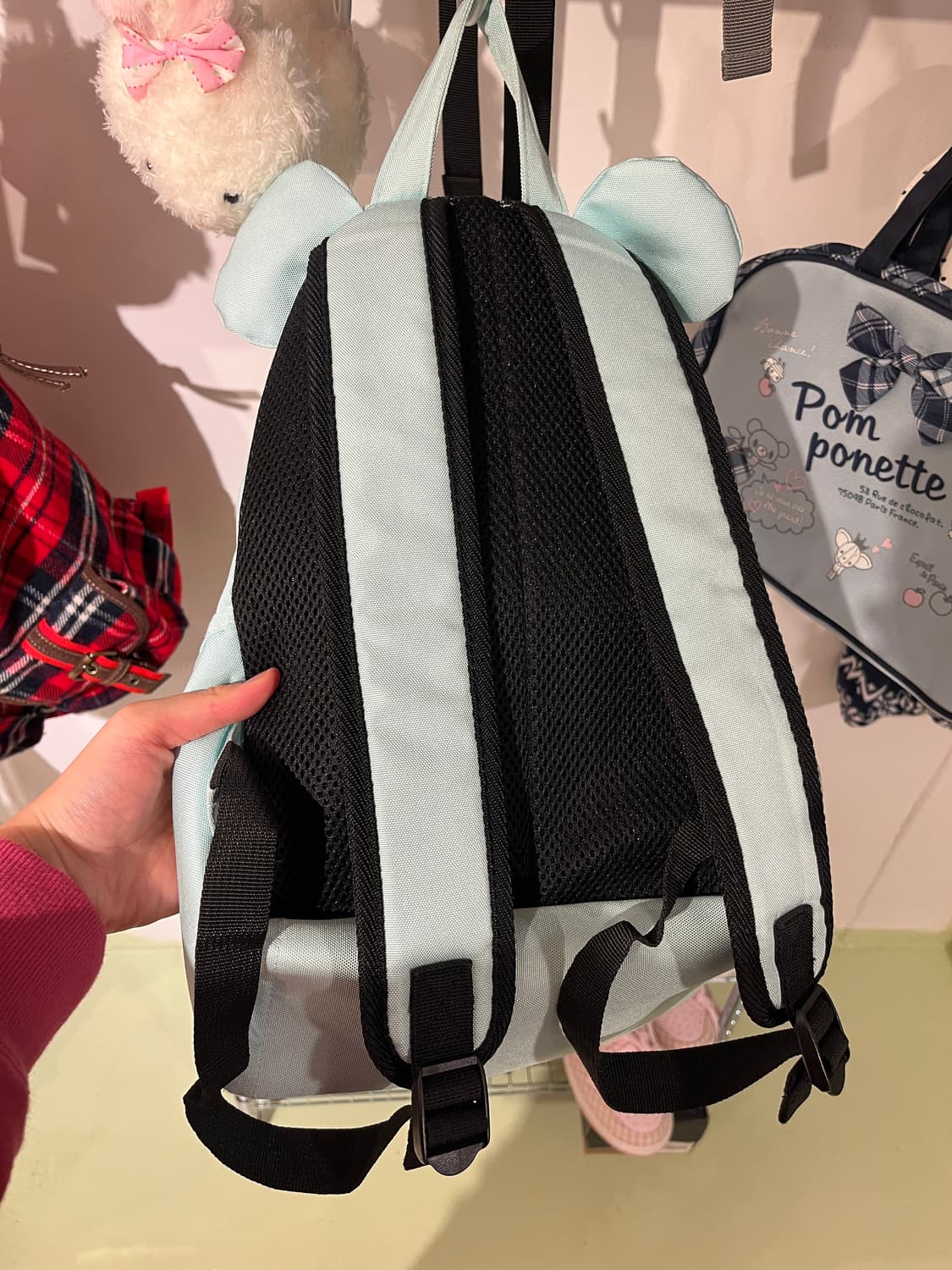 하츠네미쿠깔 민트색 귀달린 백팩 🧼 상품이미지10