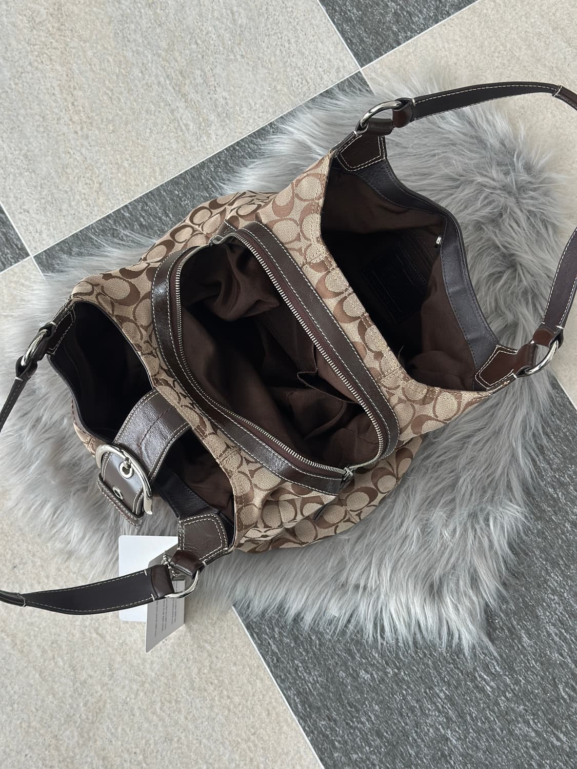 코치 자카드 버클 호보백  상품이미지3