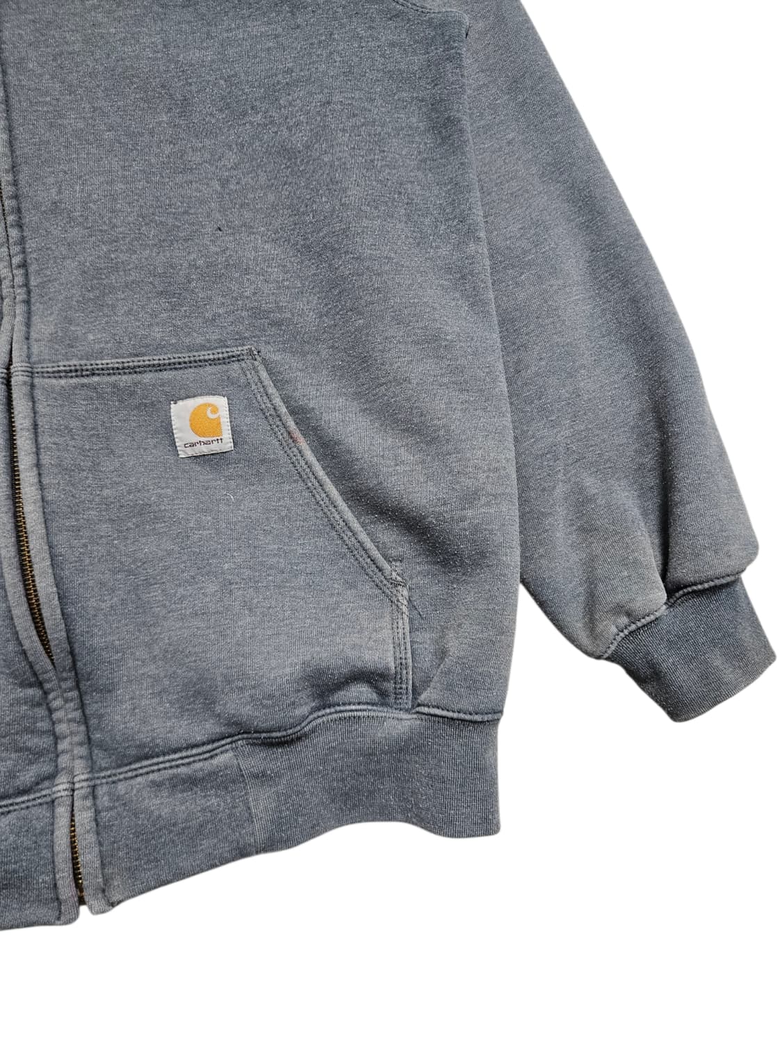칼하트 기모 후드 집업 그레이 상품이미지3