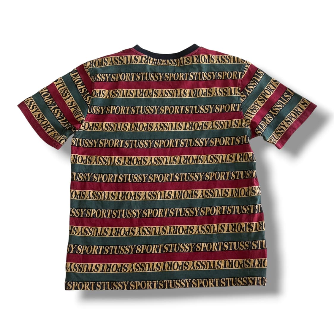 Stussy 스포츠 스트라이프 반팔 티셔츠 상품이미지2