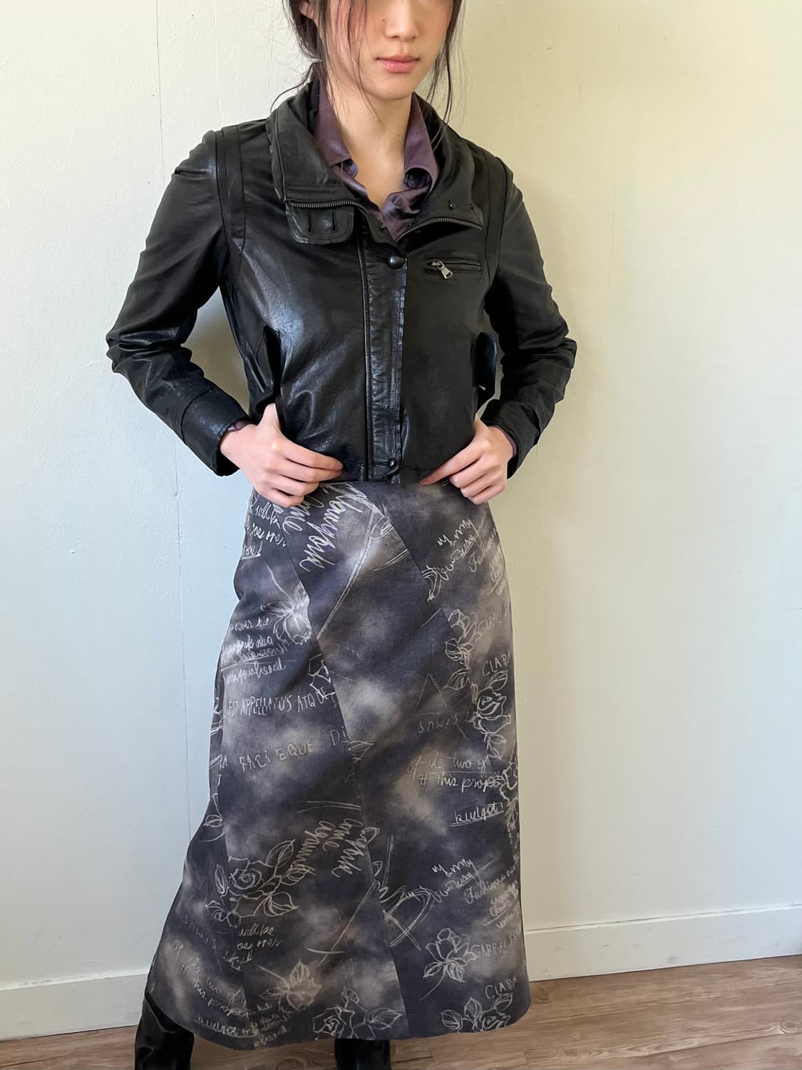 H BIS 레더 크롭 자켓 상품이미지5