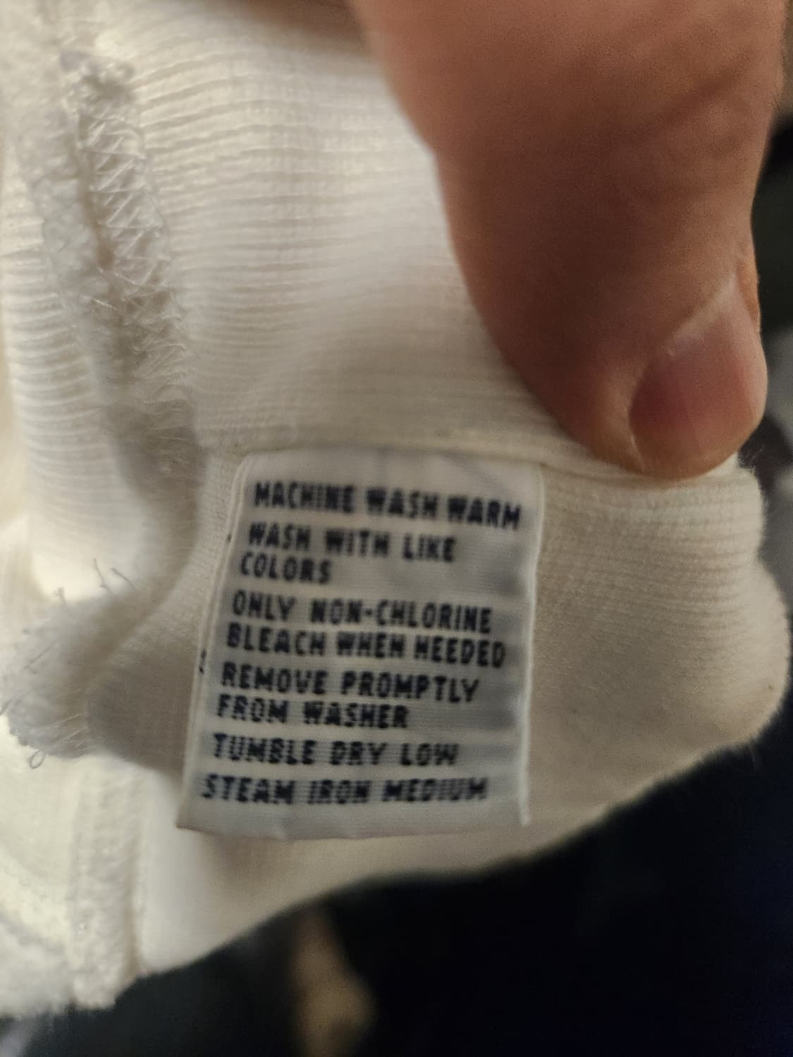 폴로 랄프로렌 하프집업 기모 맨투맨 화이트 L 상품이미지3