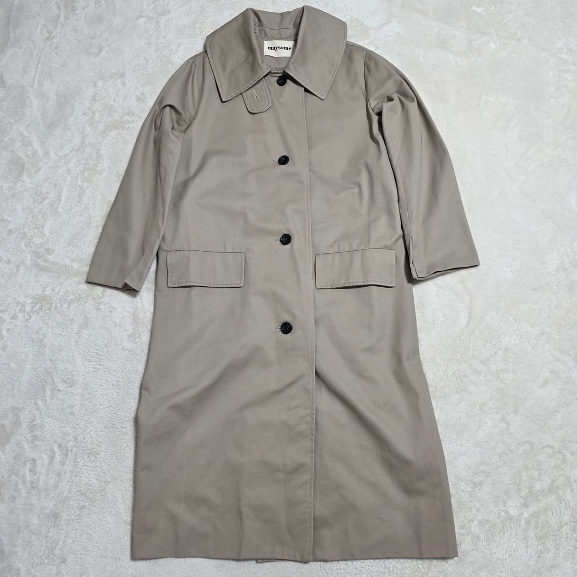 (F)메이썸 와이드 카라 트렌치 코트  상품이미지1