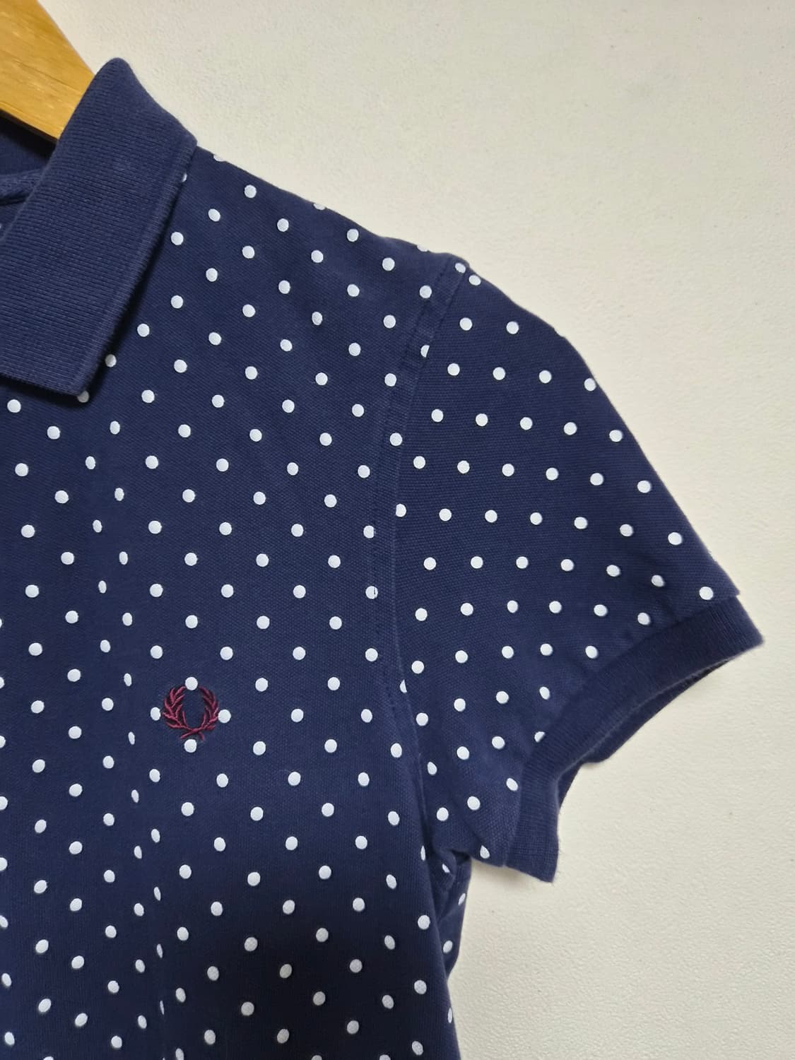 프레드페리 도트 카라 코튼 원피스 36사이즈 - O8 상품이미지2