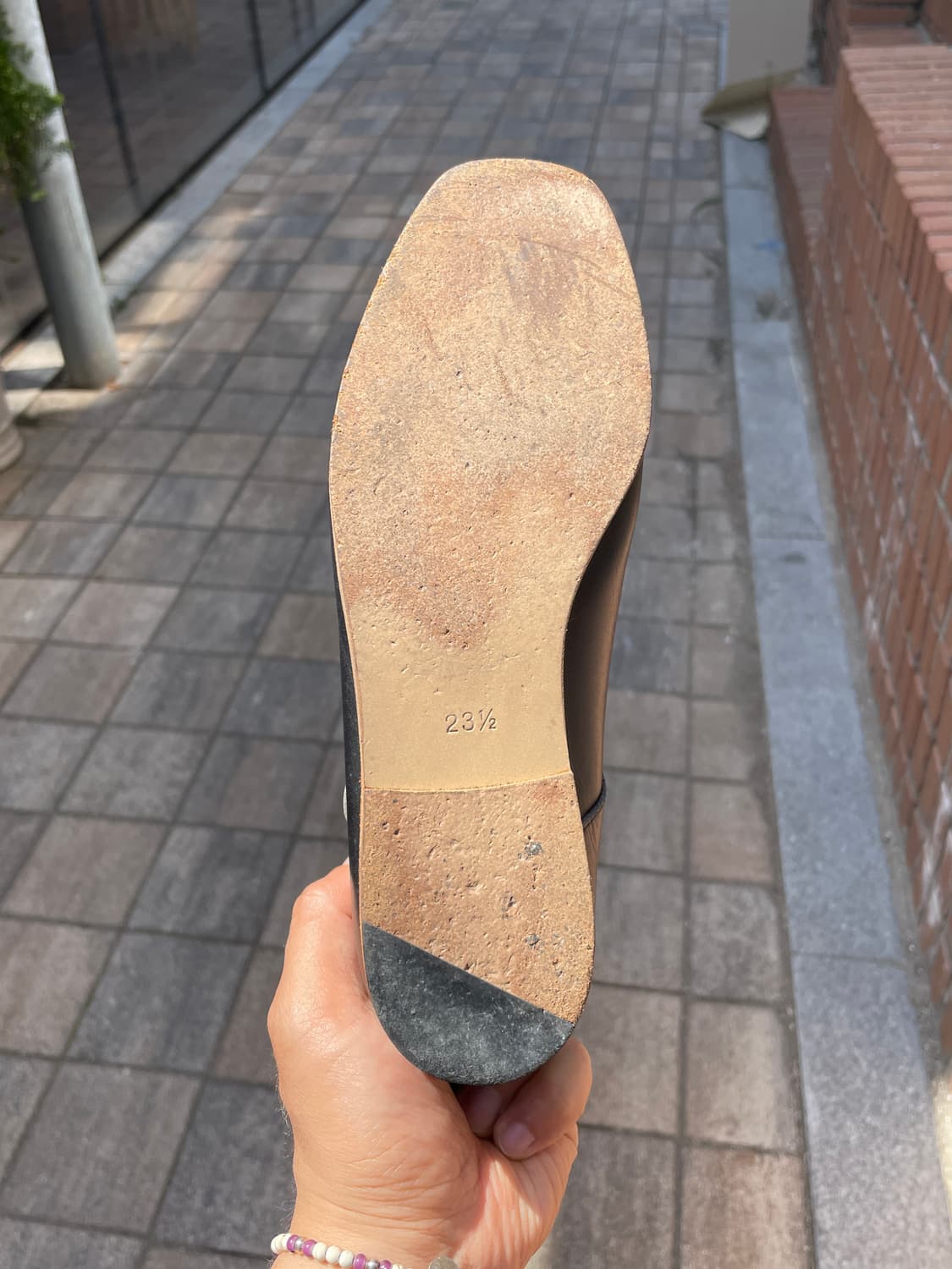 꼼데가르송 트리콧 펀칭 메리제인 슈즈 (235~240) 상품이미지3