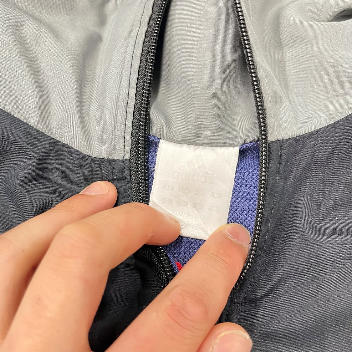 (M) 00s 아디다스 올드스쿨 바람막이 자켓 상품이미지5