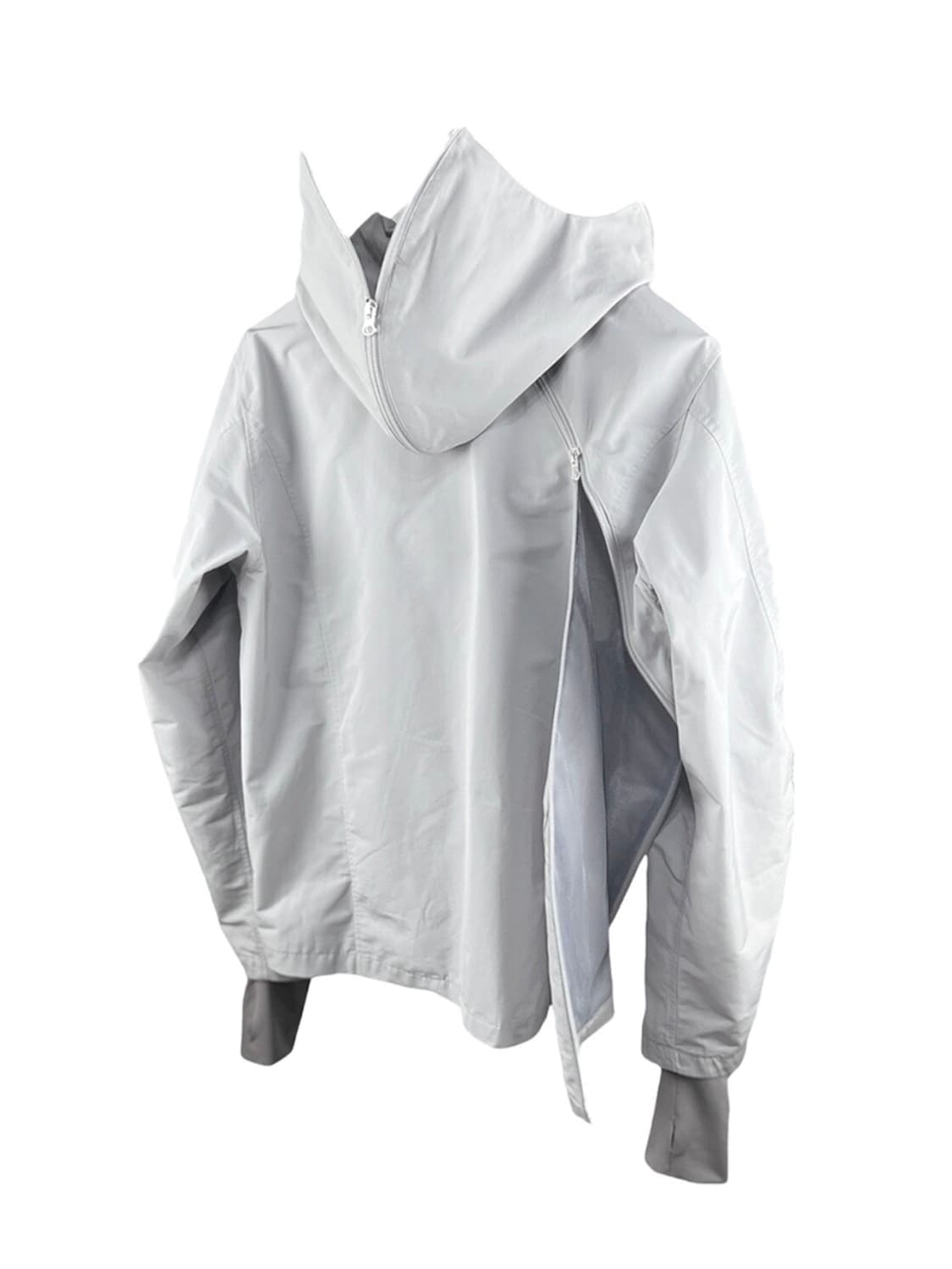 써저리 집업 테크니컬 자켓 라이트 그레이 S 상품이미지3