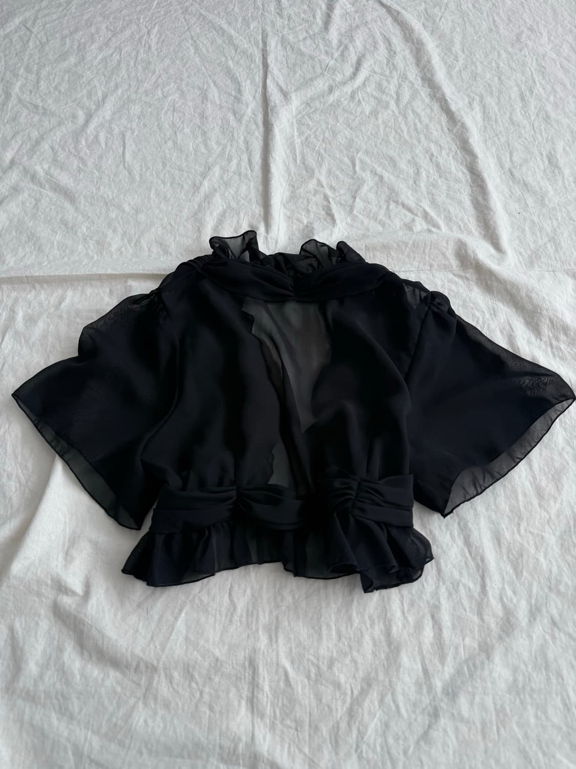 블랙 페어리 로딕 로걀 크롭 볼레로 상품이미지4