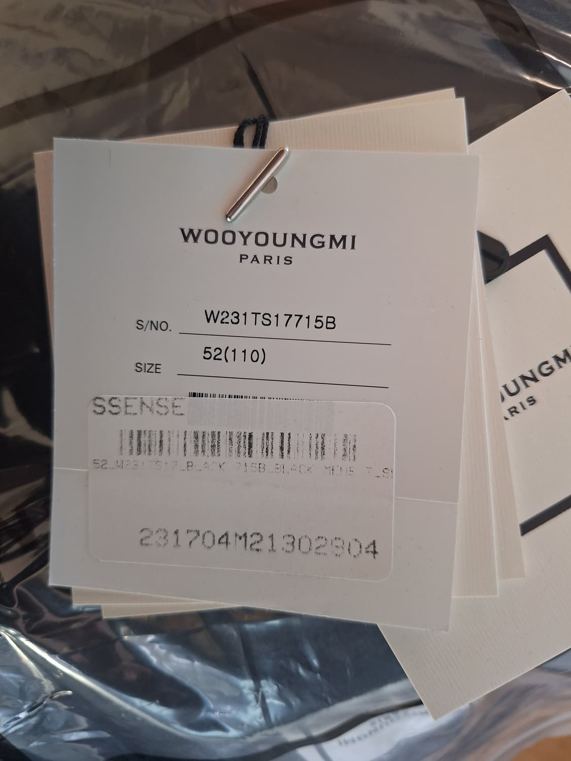 (52)우영미 백로고 롱슬리브 블랙 상품이미지7