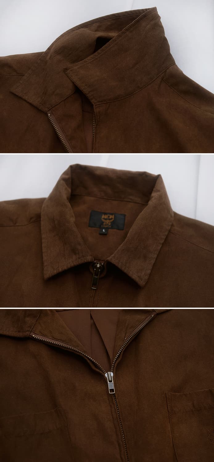 MCM 오리지널 벨벳 스웨이드 집업 셔츠 자켓 (95-100) 상품이미지9