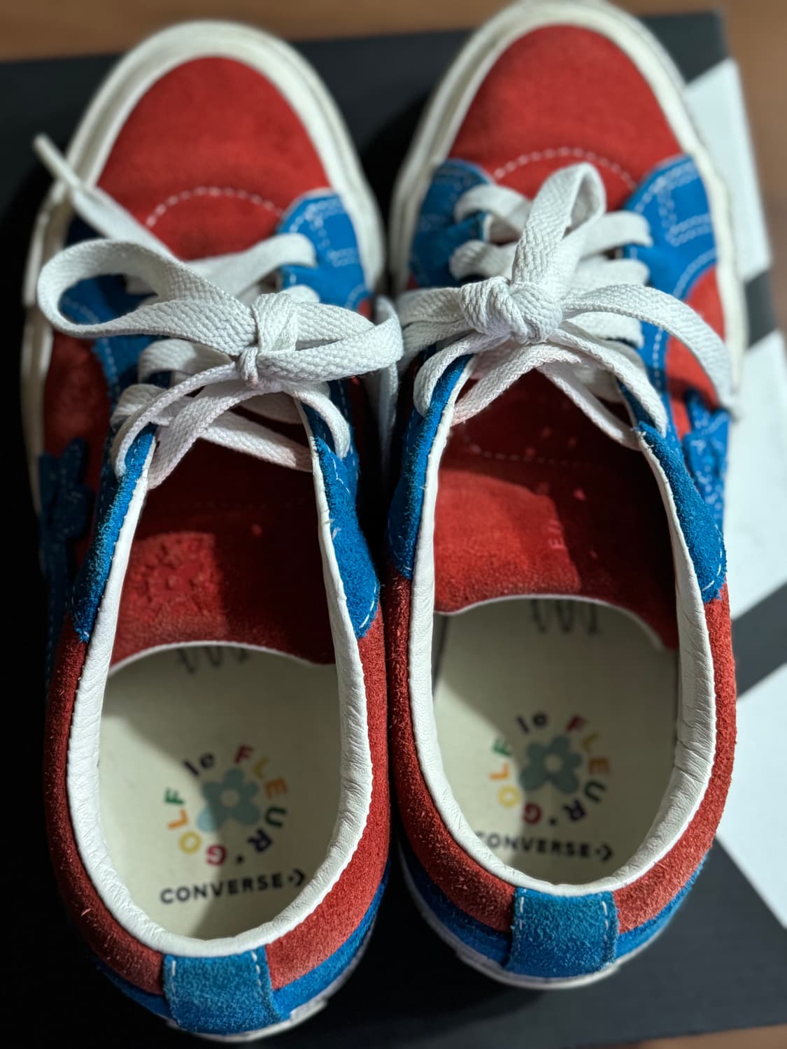 컨버스 골프 르 플레르 원스타 로우 레드 블루 상품이미지5