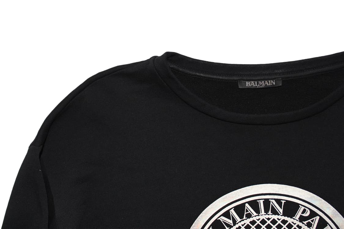 2000s BALMAIN 발망 리플렉티브 스웻셔츠 상품이미지2