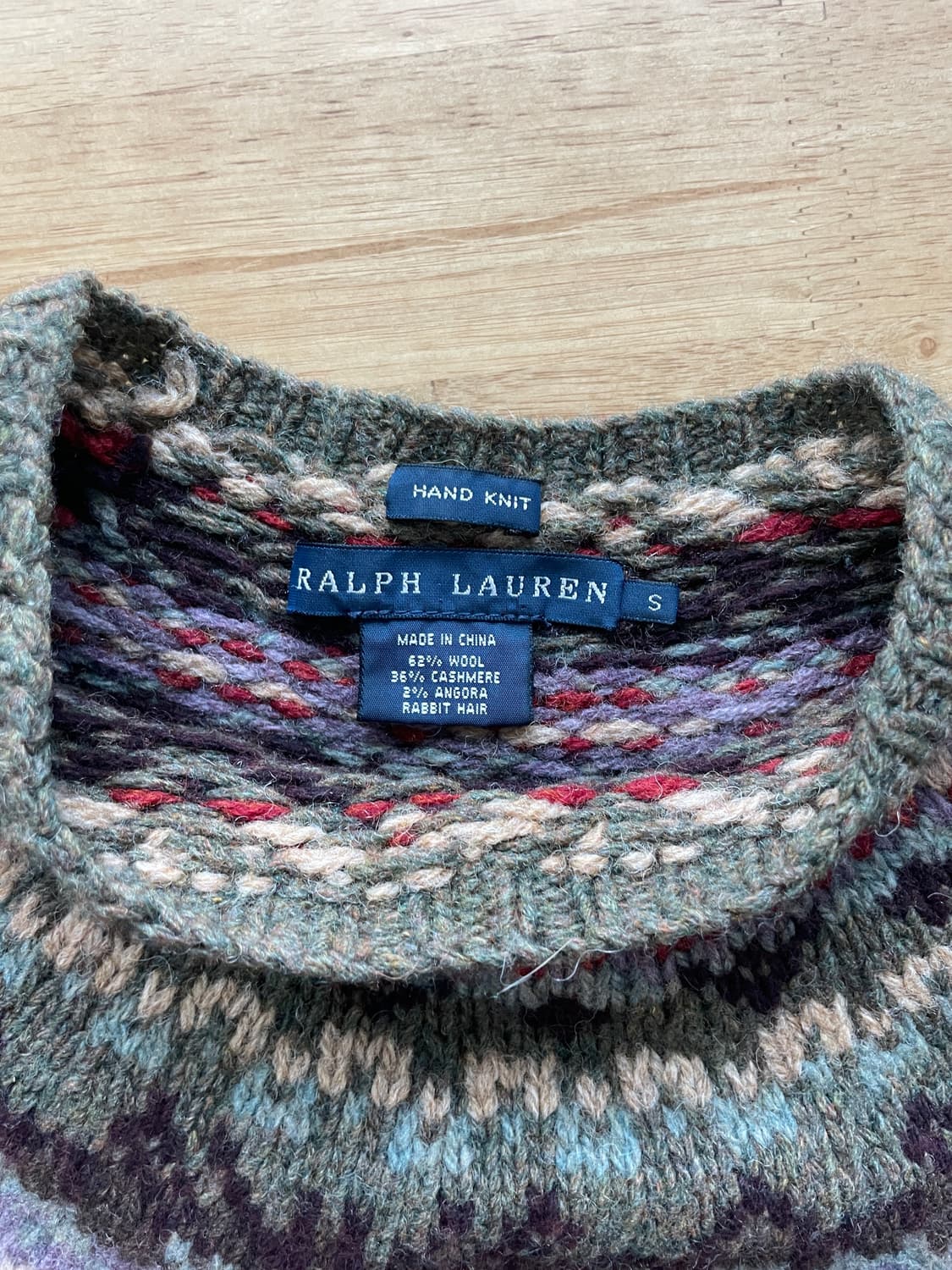 랄프로렌 핸드니트  상품이미지4